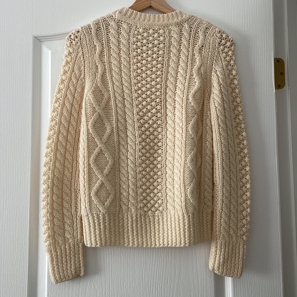 Alexa Chung for Madewell Aimee Fisherman Knit pullover XS - Picture 9 of 9